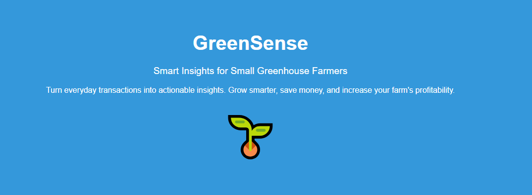 GreenSense Landing Page