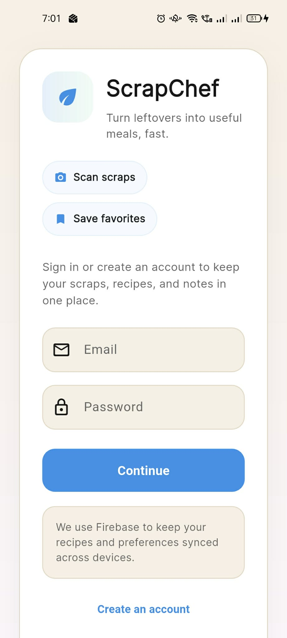 Login Page