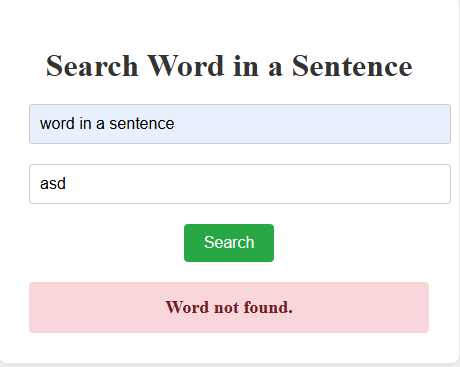 Search Word